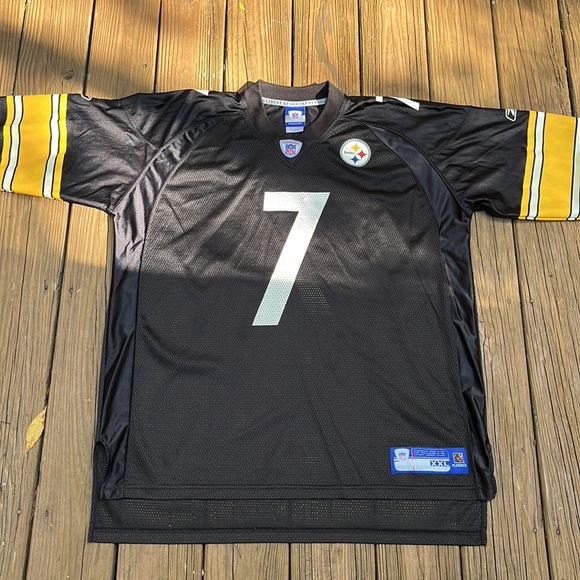 ROETHLISBERGER 7 Pittsburg, Steelers, NFL equipment Reebok jersey. Size 2 XL. - Picture 7 of 8